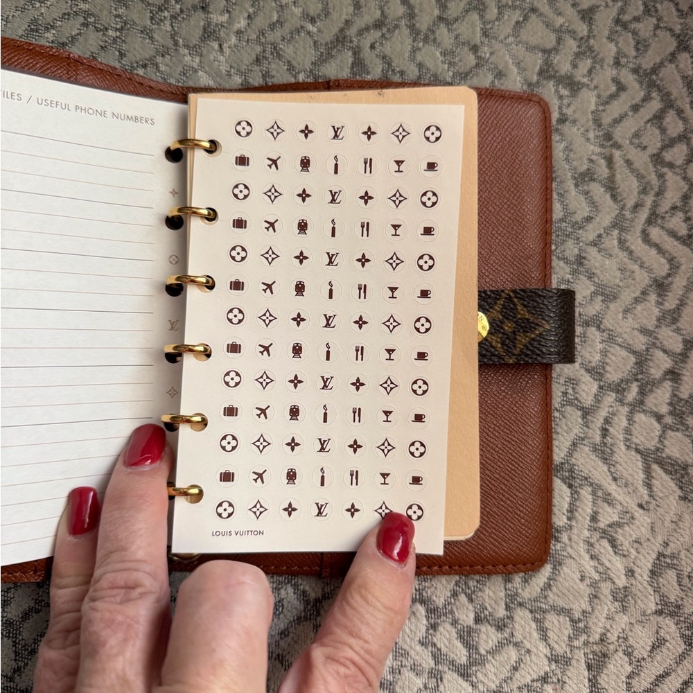 Louis Vuitton Authentic Small Ring Monogram Agenda - image 5